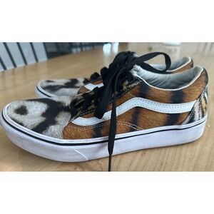Vans Discovery Project Cat Tiger Skate Shoes Women 7.5 Juniors 6 Low Top 721356